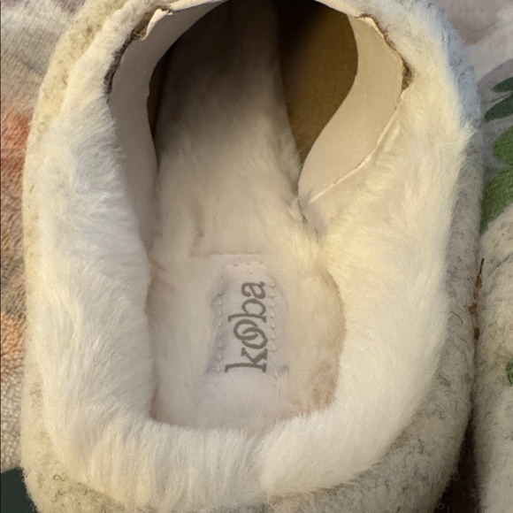 Kooba Shamrock Slippers - Green & Cream - Picture 4 of 8